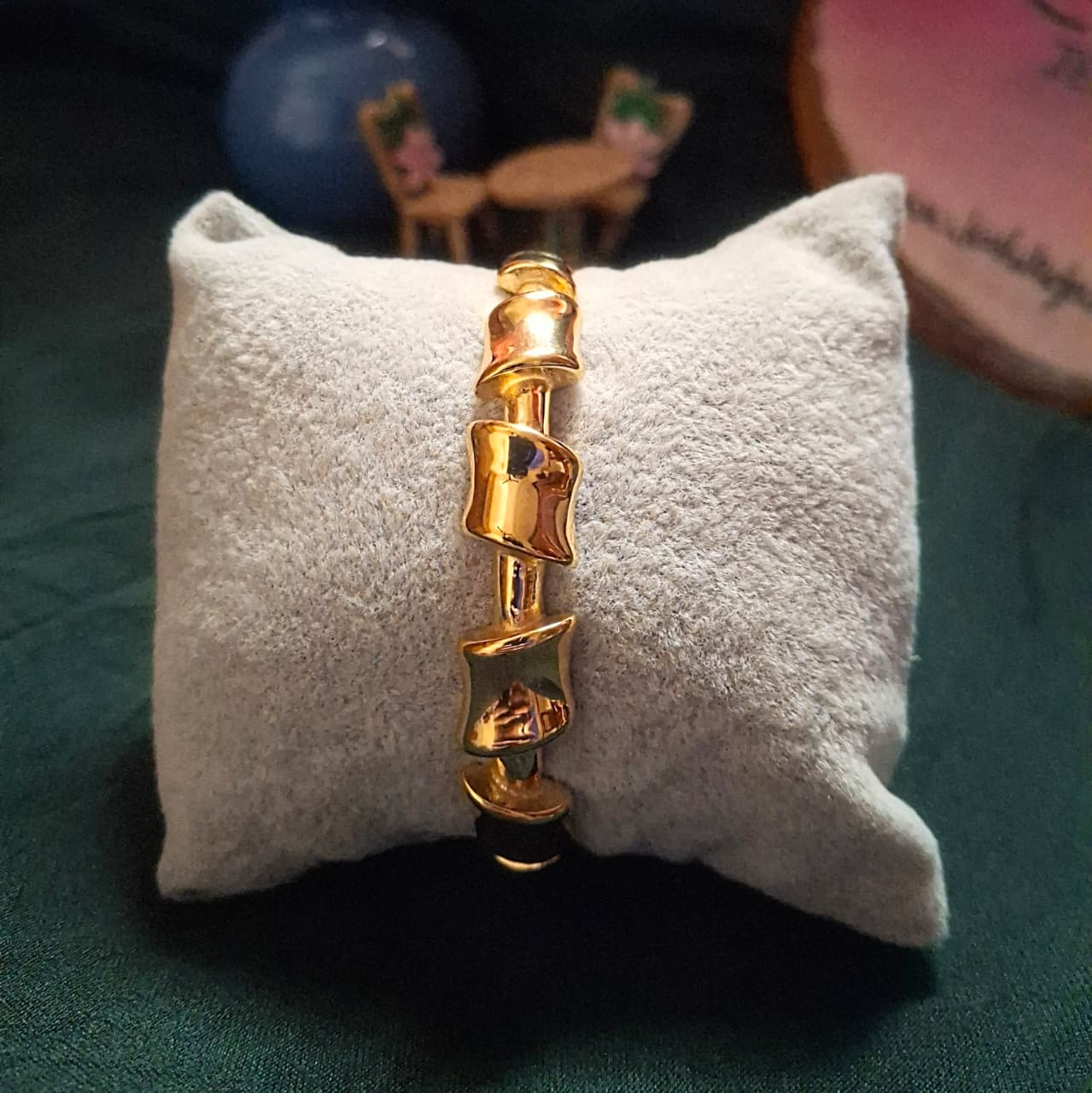 š The Gilded Scroll anti tarnish bracelet
