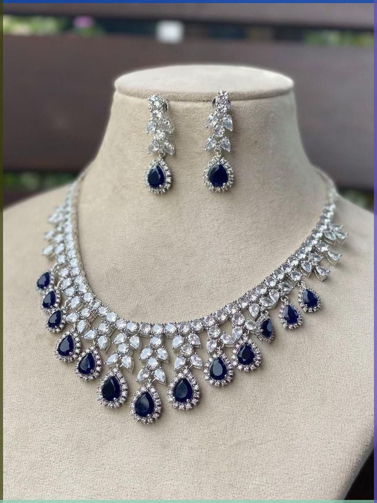 American Diamond Necklace Sets
