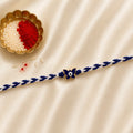 Blue Evil Eye Butterfly Designer Rakhi