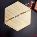 Minimalist Crystal Beaded Rakhi in Soft Gold product image by Kashika JewelCrafts