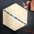 Blue Beaded Evil Eye Rakhi product image by Kashika JewelCrafts