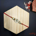 Premium Kundan & Pearl Rakhi for Brother / Traditional Festive Rakhi product image by Kashika JewelCrafts