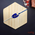 Modern "Bhai" Engraved Resin Rakhi - Stylish Rakshabhandan Thread for Brother product image by Kashika JewelCrafts