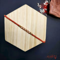Classic 5-Pearl Rakhi - Elegant Designer Rakhi for Brother product image by Kashika JewelCrafts