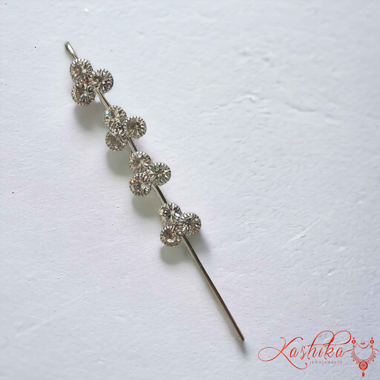 The Four Flower Diamond Earcuff - Kashika JewelCrafts