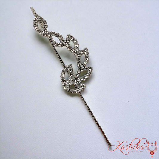 The Diamond Leaf Earcuff - Kashika JewelCrafts