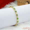 Gold Evil Eye Tennis Bracelet for Women – CZ Diamond Nazar Protection Bracelet