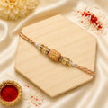 Champagne Crystal Bhai Rakhi
