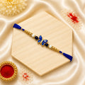 Blue Evil Eye Butterfly Bhai Rakhi