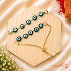 Evil Eye Bhai Bhabhi Rakhi Set