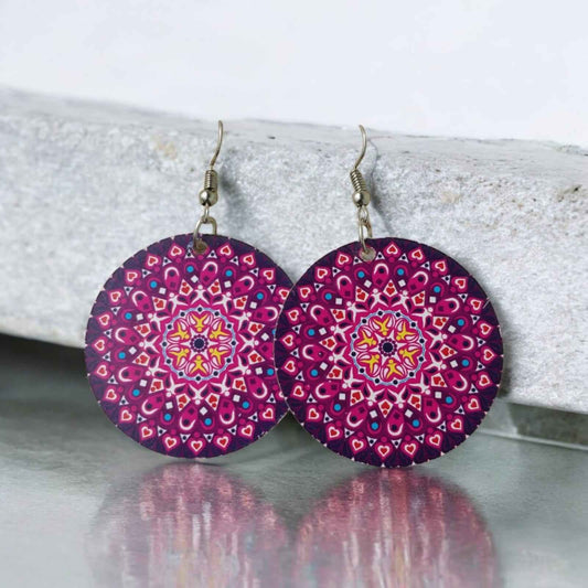 Mandala traditional earrings - Kashika JewelCrafts
