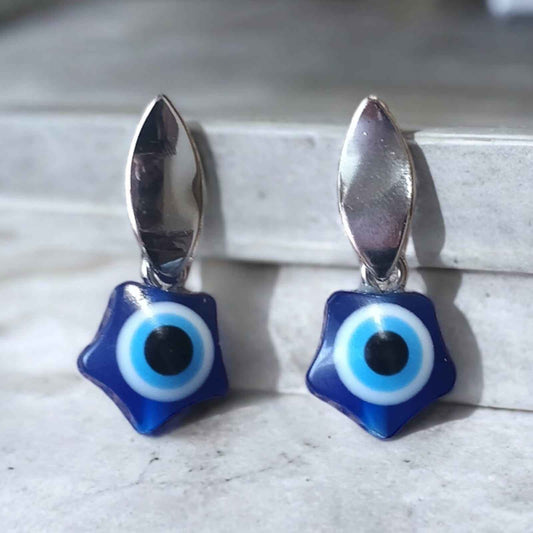 Stylish evil eye earrings - Kashika JewelCrafts