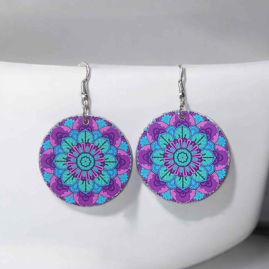Mandala traditional earrings - Kashika JewelCrafts