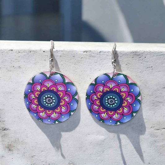 Mandala traditional earrings - Kashika JewelCrafts