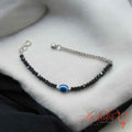 Adjustable evil eye anklets - Kashika JewelCrafts