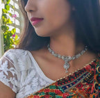 Minimal oxidized set - Kashika JewelCrafts