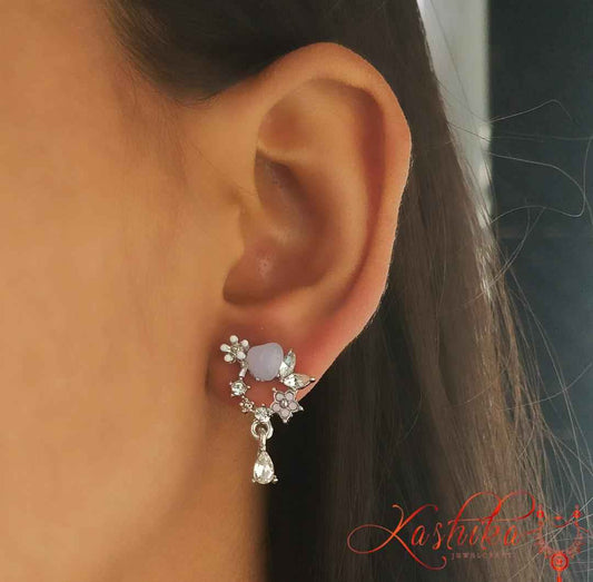 Celestial bloom studs - Kashika JewelCrafts