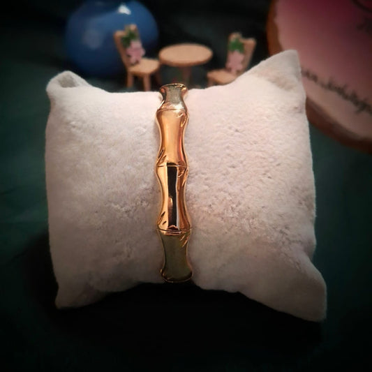 Golden Bamboo anti tarnish bracelet