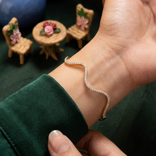 Serpent Sparkle anti tarnish bracelet