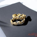 Gold Oxidised Toe Rings for Women – Adjustable Antique Finish Brass Toe Rings